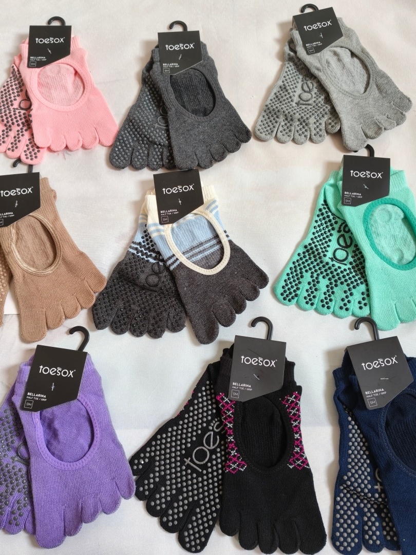 Yoga Fitness Wear - Toesox ヨガ 5 本指ソックス メンズ レディース