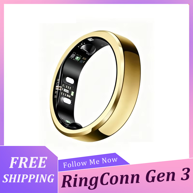 Gymnastics Rings - RingConn Gen 3スマートリング血管トレンドトラッキング（サブスクリプション不要アプリ）振動アラート睡眠フィットネス心拍数モニター14日間対応