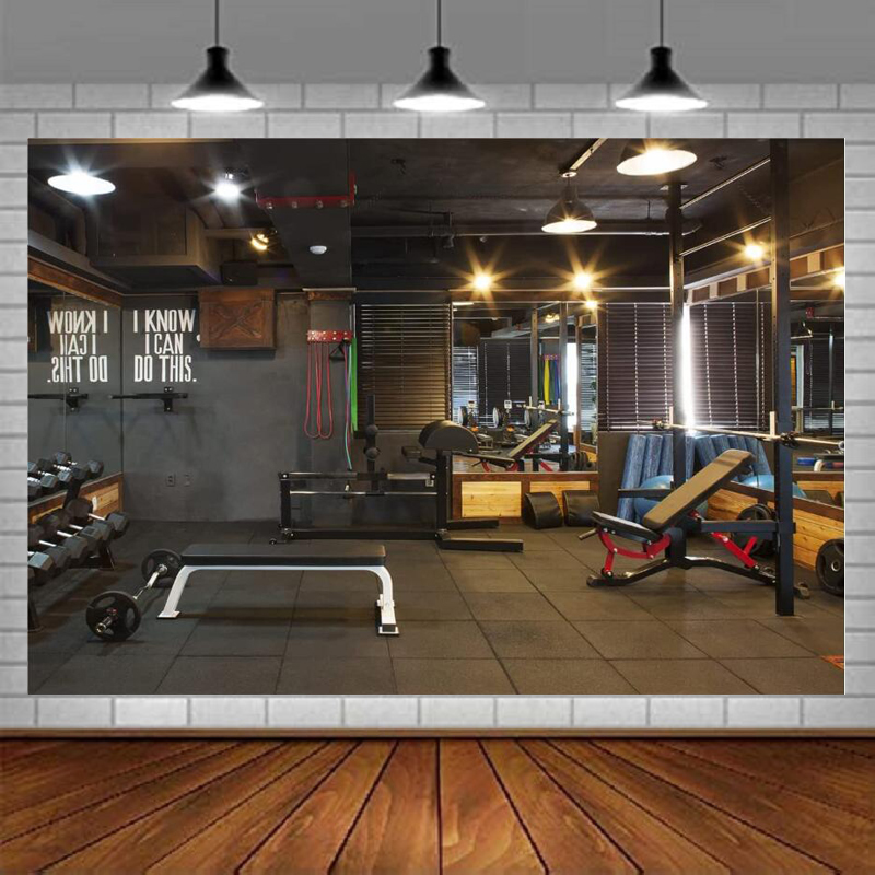 Yoga Fitness Videos Free - ジム写真撮影用背景幕フィットネスパーティーデコレーション写真バナーヨガワークアウトバナービデオ背景ホームルームデコレーションポスター
