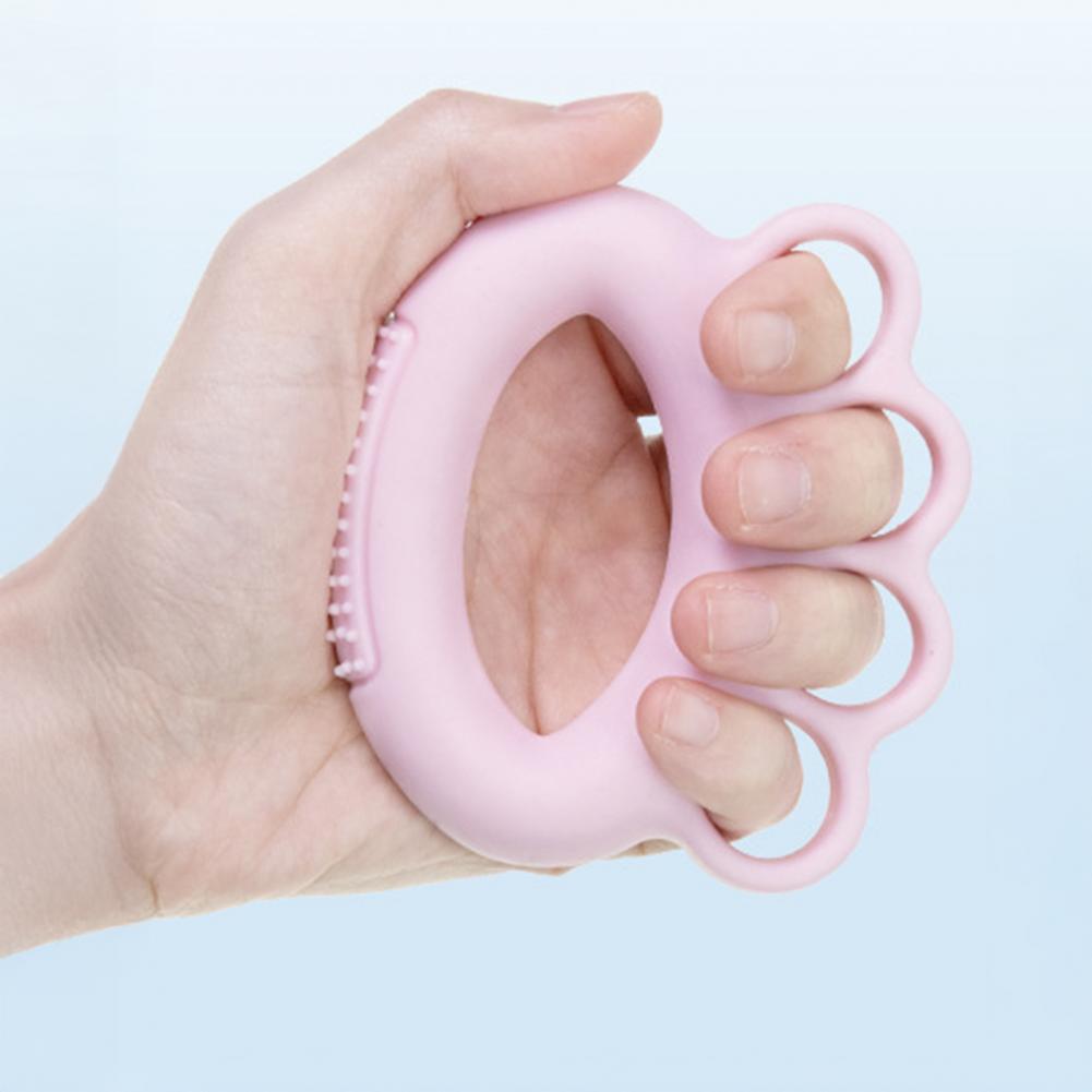 1つのシリコン製ハンドグリップリング。手のリハビリ、筋力トレ - Gymnastics Rings のレビューと価格