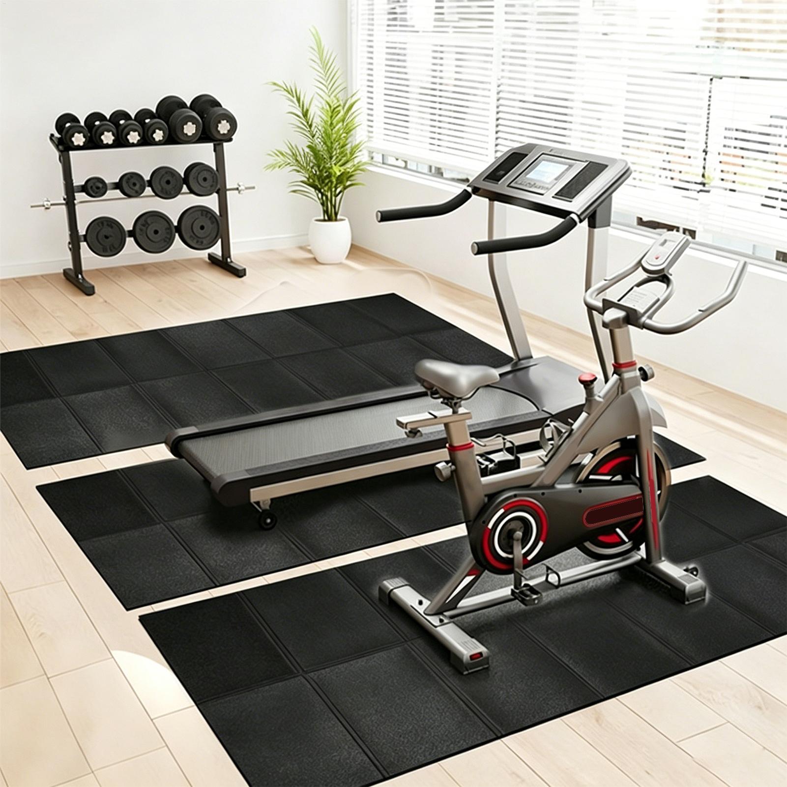 トレッドミルマット振動吸収ヘビーデューティトレッドミルフロア - Yoga For Fitness のレビューと価格