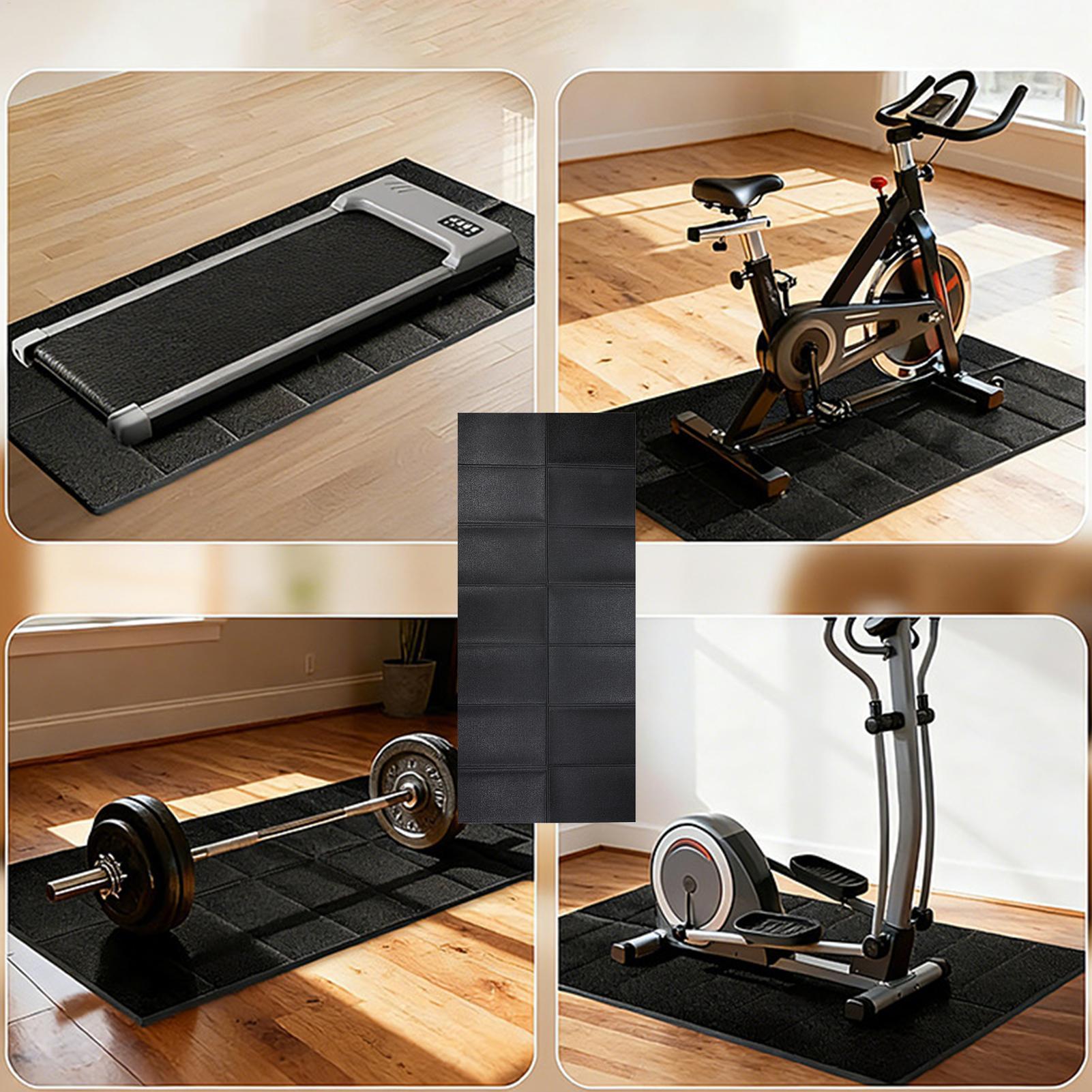 トレッドミルマット振動吸収ヘビーデューティトレッドミルフロア - Yoga For Fitness のレビューと価格