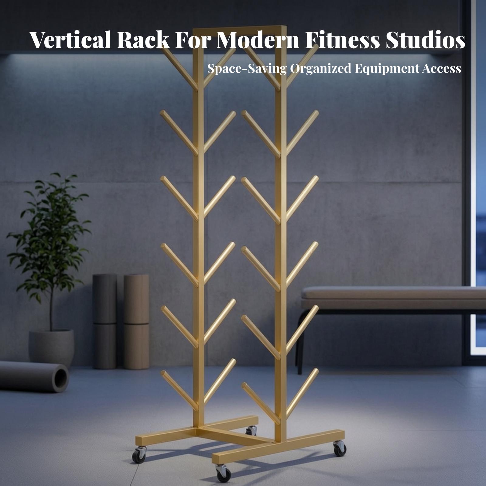 両面多層収納ラック カーボンスチールフレーム エクササイズマ - Yoga Fitness Rooms のレビューと価格