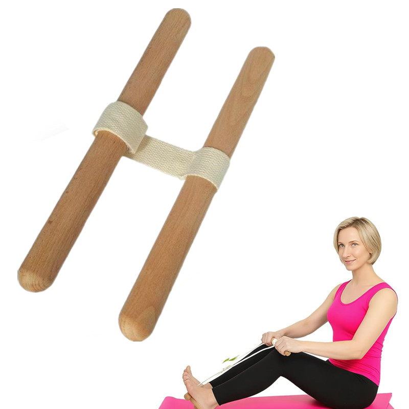 ハムストリングストレッチャー 調節可能なフレックスストラップ - Yoga Fitness Usa のレビューと価格