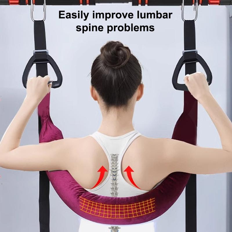 ホームジム腰椎牽引ベルト 調節可能な水平バー ストレッチバッ - Weight Lifting Belt のレビューと価格