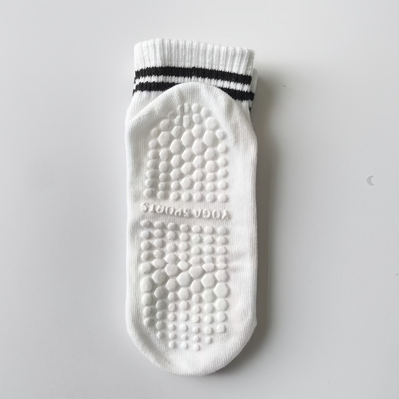 1/5 ペア女性用シリコンアンチスリップピラティスヨガソック - Yoga For Fitness のレビューと価格