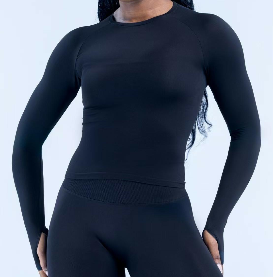 Dl0go 女性シームレスヨガ Tシャツインパクトスポーツト - Yoga Fitness Wear のレビューと価格