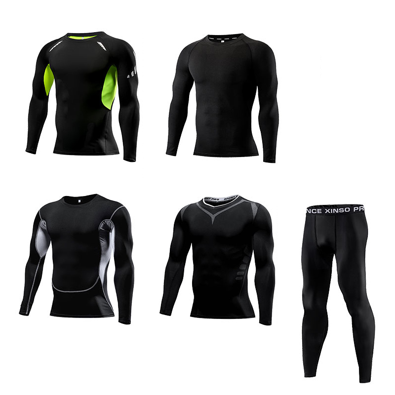 2026年メンズコンプレッションスポーツウェアスーツ、伸縮性 - Yoga Fitness Wear のレビューと価格