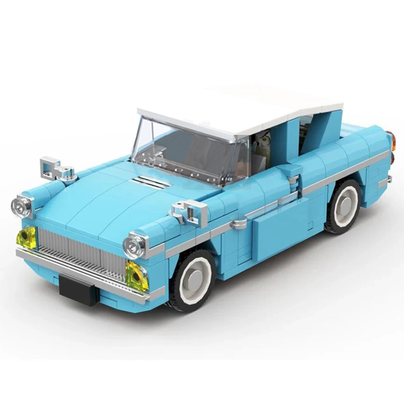 MOC テクニカルマジックムービーウィーズリーの飛行車フォー - Victor Racket Jetspeed のレビューと価格