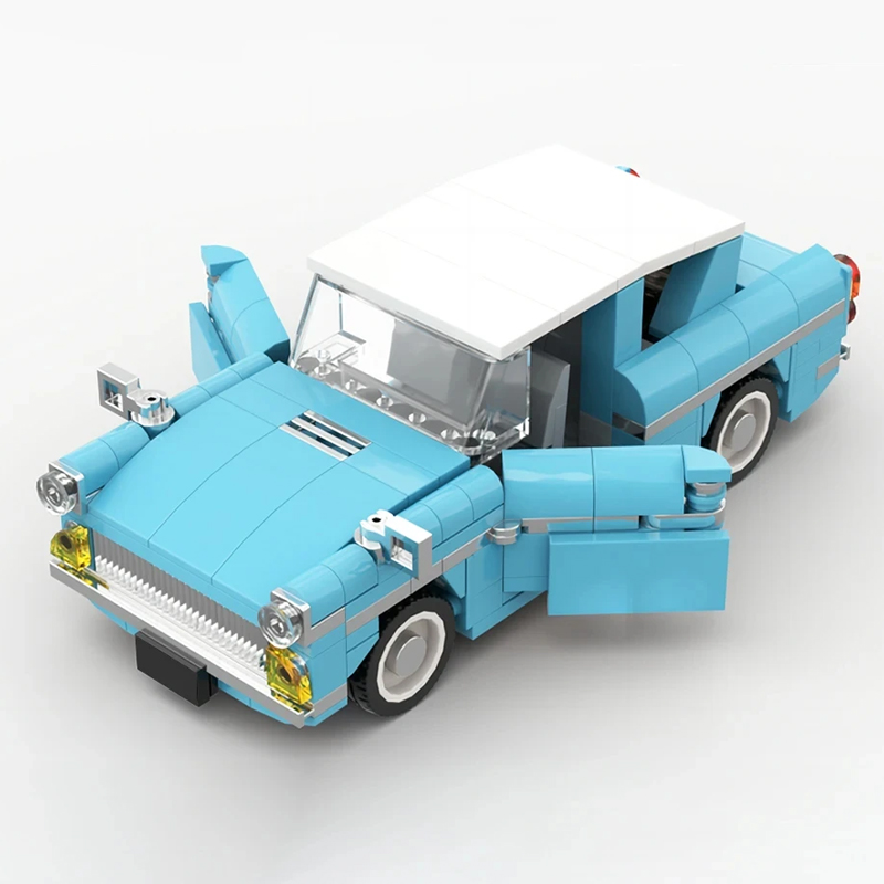 MOC テクニカルマジックムービーウィーズリーの飛行車フォー - Victor Racket Jetspeed のレビューと価格