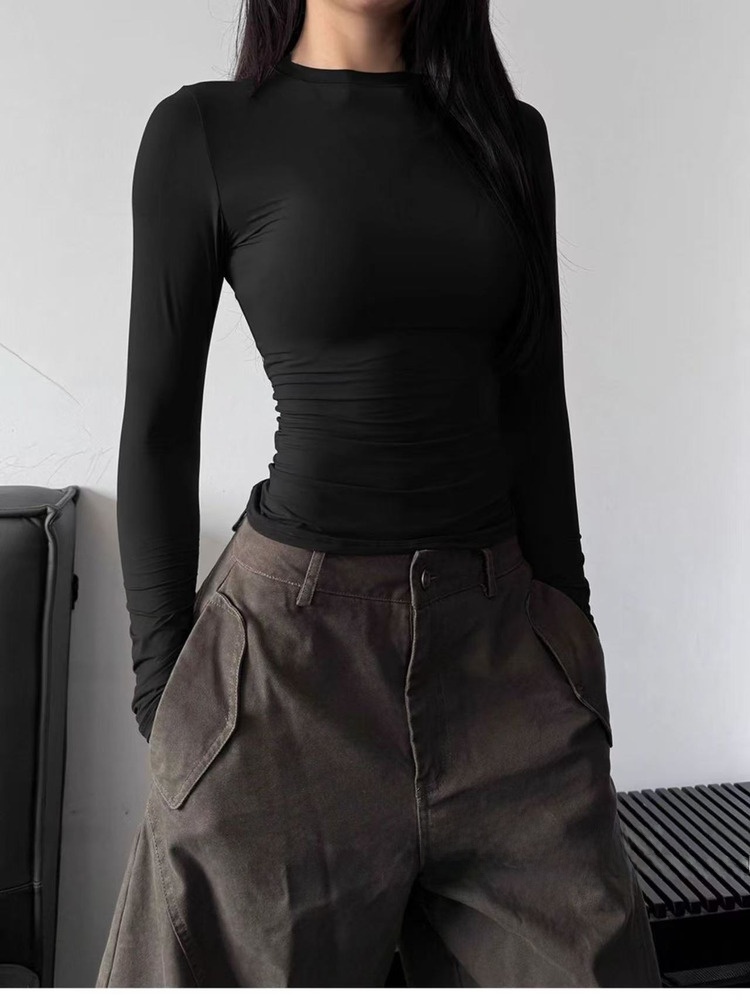 スリムフィット長袖ヨガフィットネスTシャツ速乾軽量ガールズト - Yoga Fitness Wear のレビューと価格
