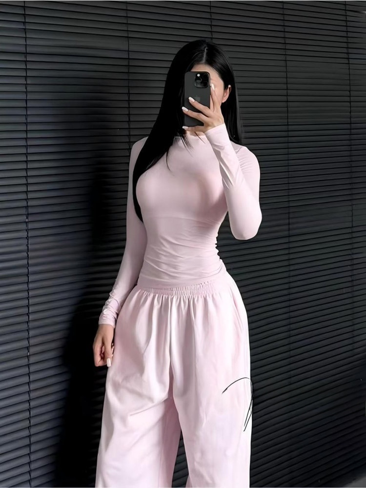 スリムフィット長袖ヨガフィットネスTシャツ速乾軽量ガールズト - Yoga Fitness Wear のレビューと価格